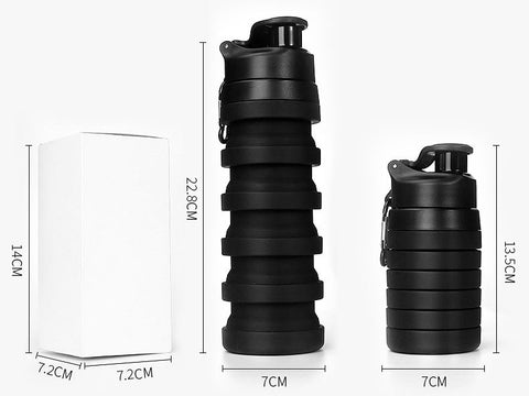 Space-Saving Collapsible Water Bottle