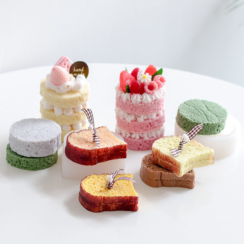 Cake DIY Scented Candle Silicone Mold