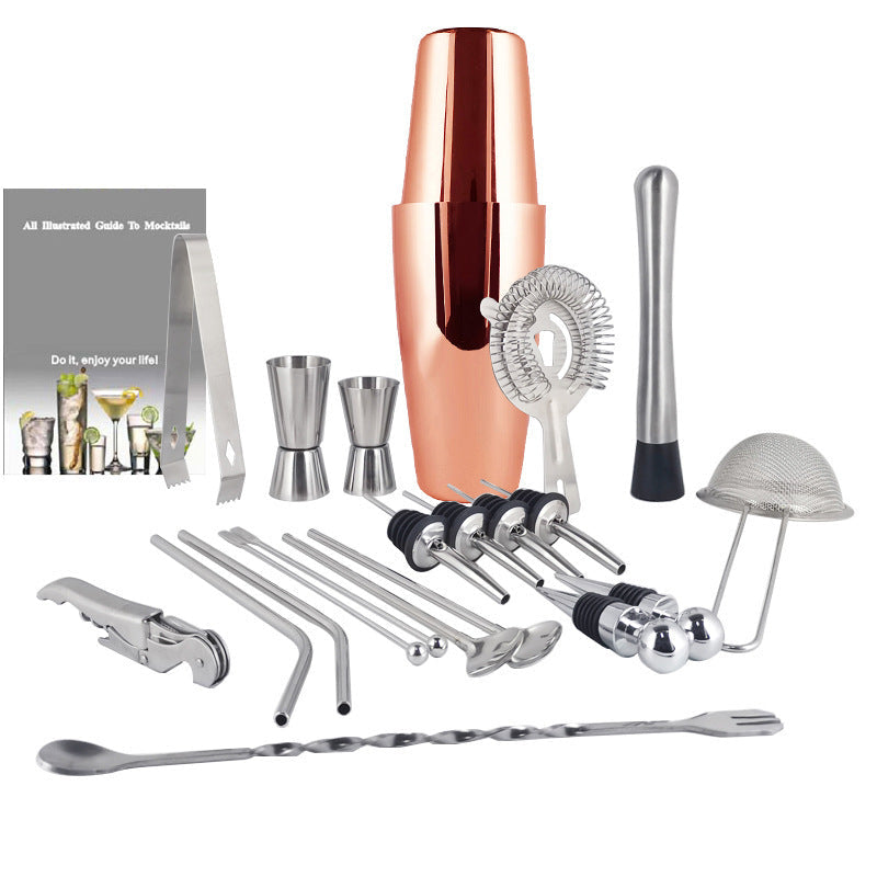 Boston Cocktail Shaker Bar Tools Wine Mixer Set