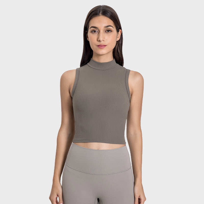 Athleisure High-Neck Tank