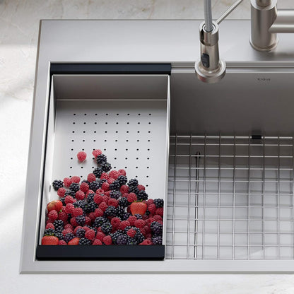 Stainless Steel Colander for Workstation Kitchen Sink, CS-6