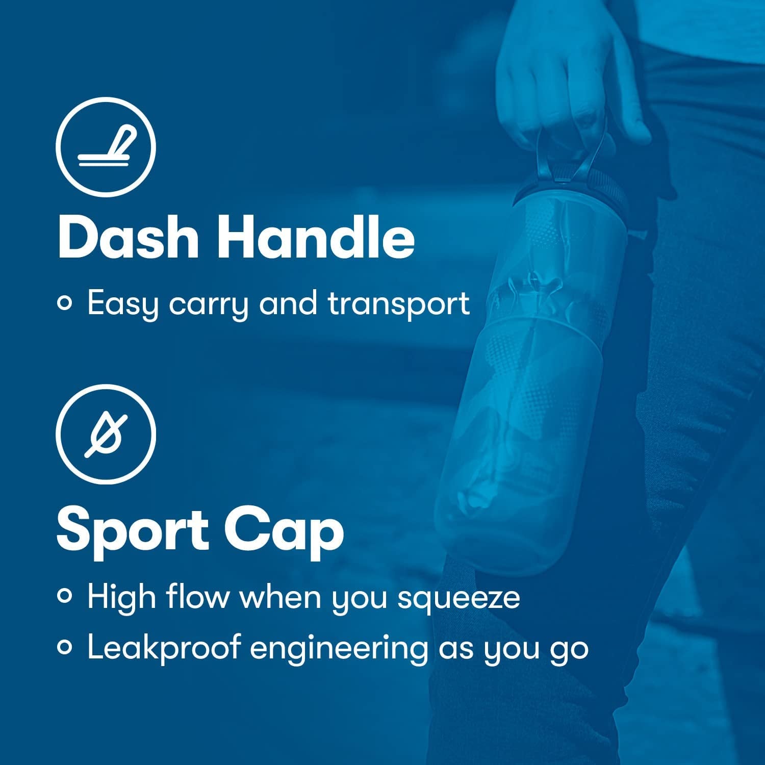 20 Oz – Leak Proof Water Bottles Keep Water Cooler 2X Longer than a Regular Reusable Water Bottle
