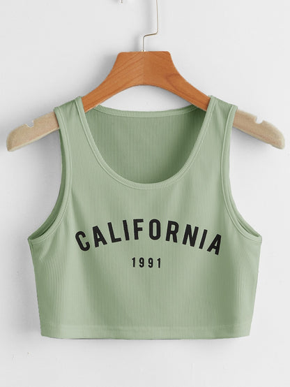 California Vibes Crop Top
