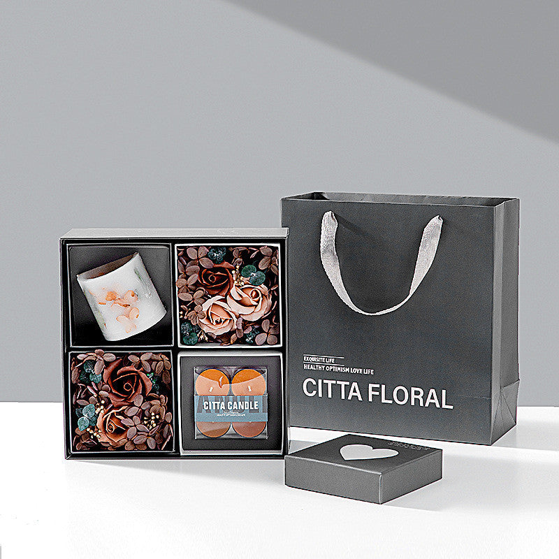 Luxury Floral and Candle Gift Box