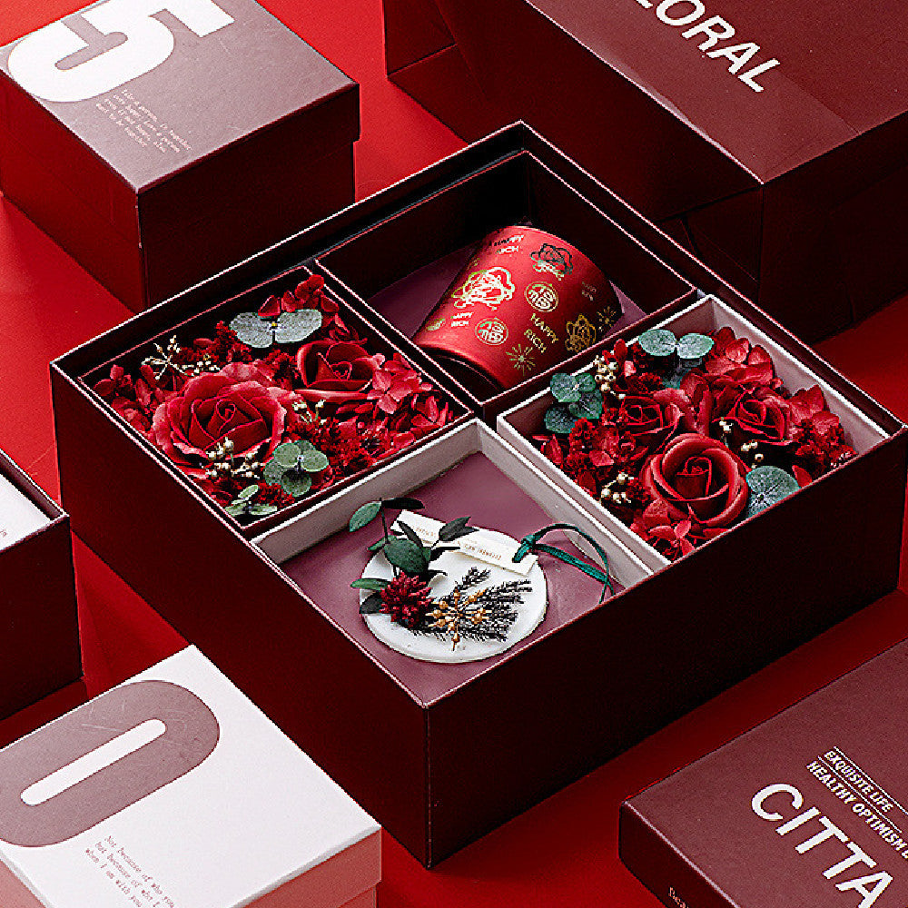 Luxury Floral and Candle Gift Box