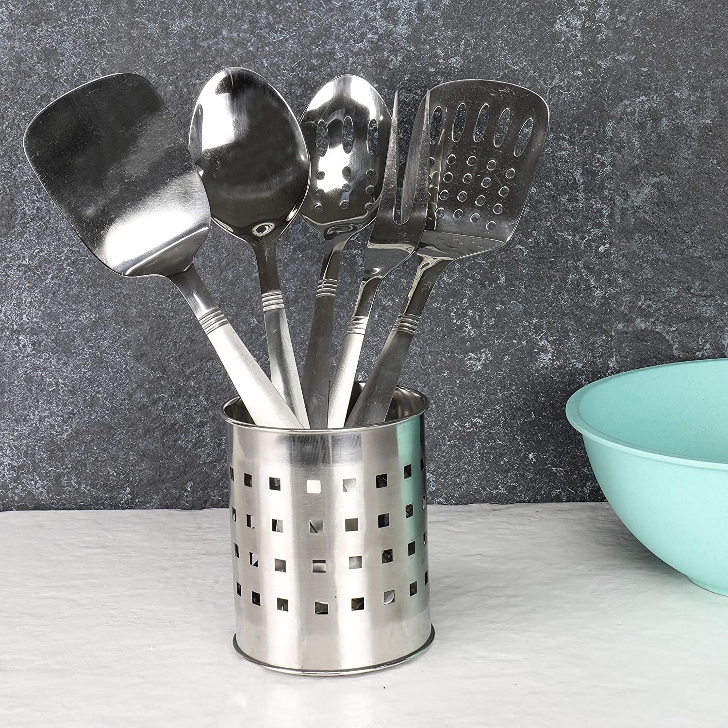 12.5" Long Stainless Steel Meat Serving Fork with Attractive Brushed Finish Handle 3 Pack