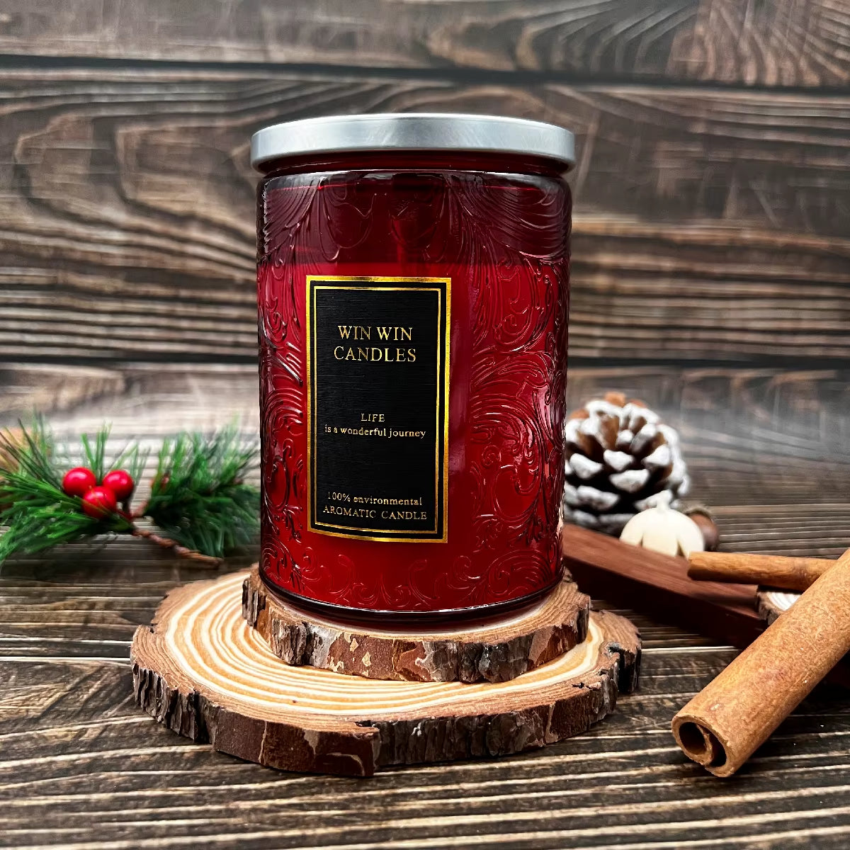 Floral Scented Candle Home Indoor Fragrance, 40-90 Hours Burning