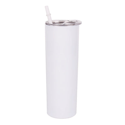 Double-Layer Stainless Steel Straw Tumbler, Insulated Slimming Water Cup