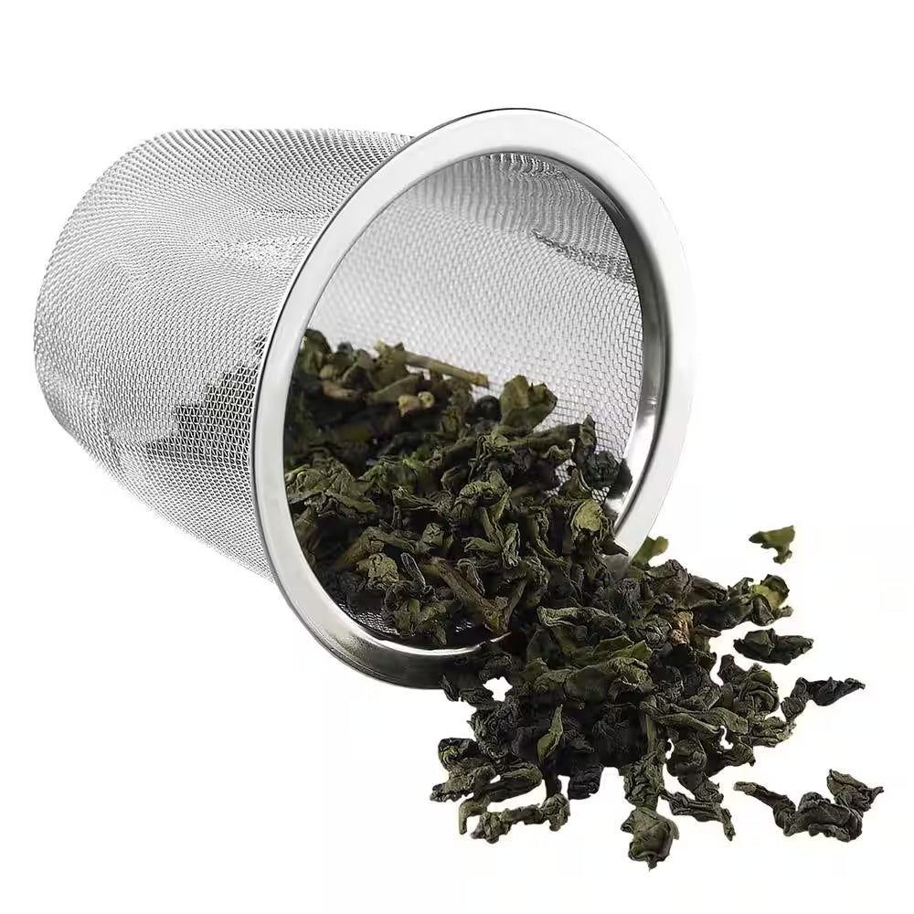 2 Qt. Metallic Cranberry Stainless Steel Tea Kettle with Removable Infuser Basket