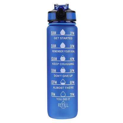 1 Liter Water Bottle Leakproof Bottles Drinking Outdoor Travel Gym Fitness