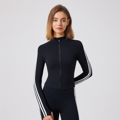 Zipper Running Skin-friendly Sports Fitness Top