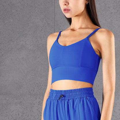 V-Neck Ribbed Cropped Top