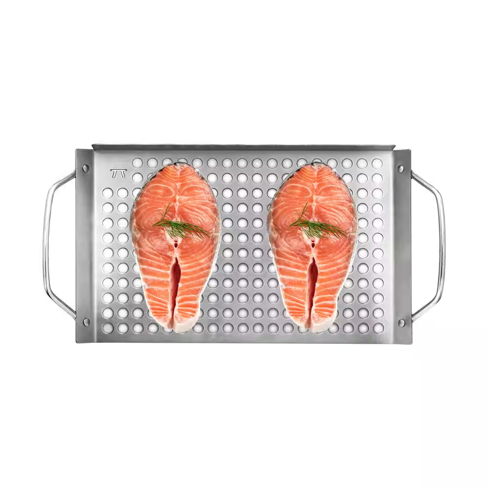 11 In. X 7 In. Stainless Steel Grill Topper Grid