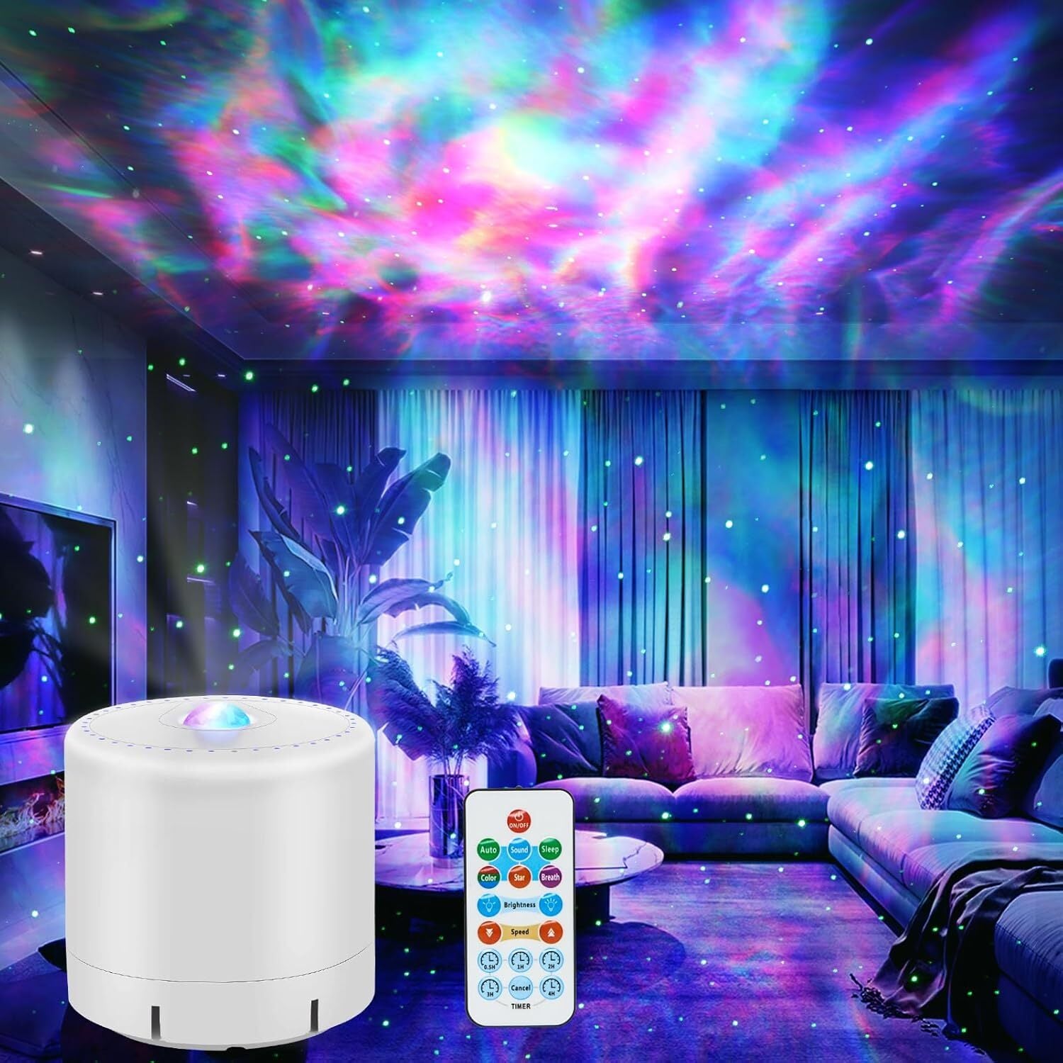 Galaxy Projector,Star Projector with Timer and Remote Control 