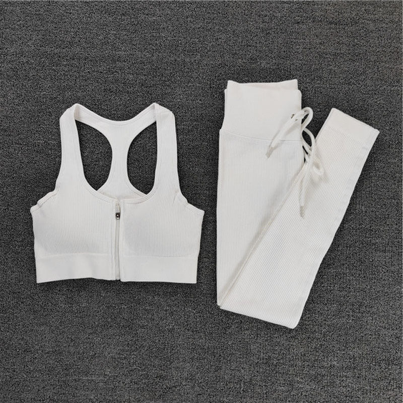 Ladies Fitness Short-sleeved Yoga Suit