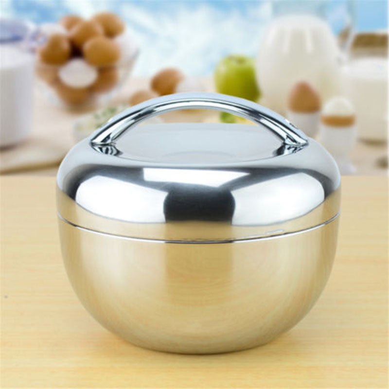 Stainless Steel Insulated Lunch Box – Keep Food Fresh & Hot/Cold