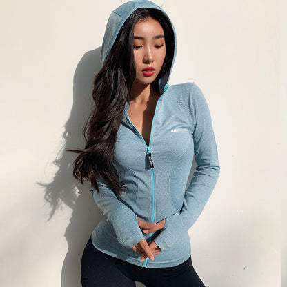 Sculpting Full-Zip Fitness Hoodie