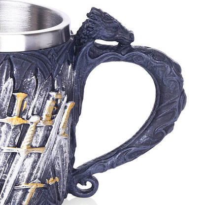 Holy Sword Black Mug Water Cup