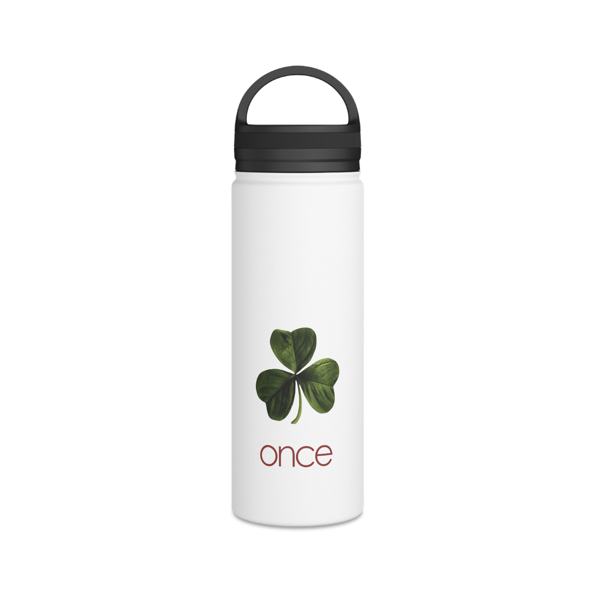 Once Stainless Steel Water Bottle, Handle Lid