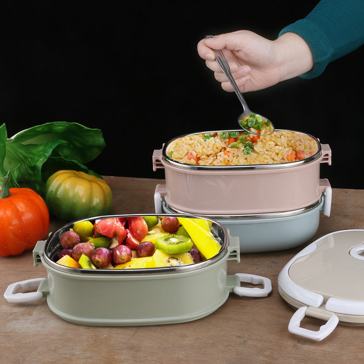 Stainless Steel Lunch Box – Durable & Portable Food Container