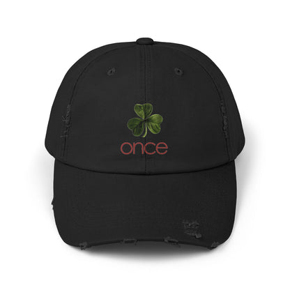 Once Unisex Distressed Cap