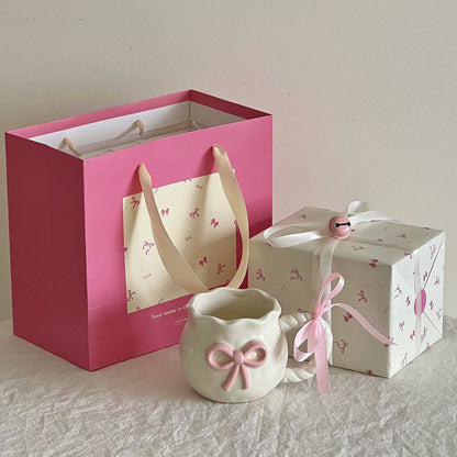 Whimsical Cherry Blossom Ceramic Mug Gift Set