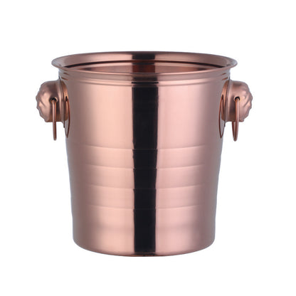 Creative Color Titanium-plated Ice Grain Ice Bucket Portable Ice Wine Bucket