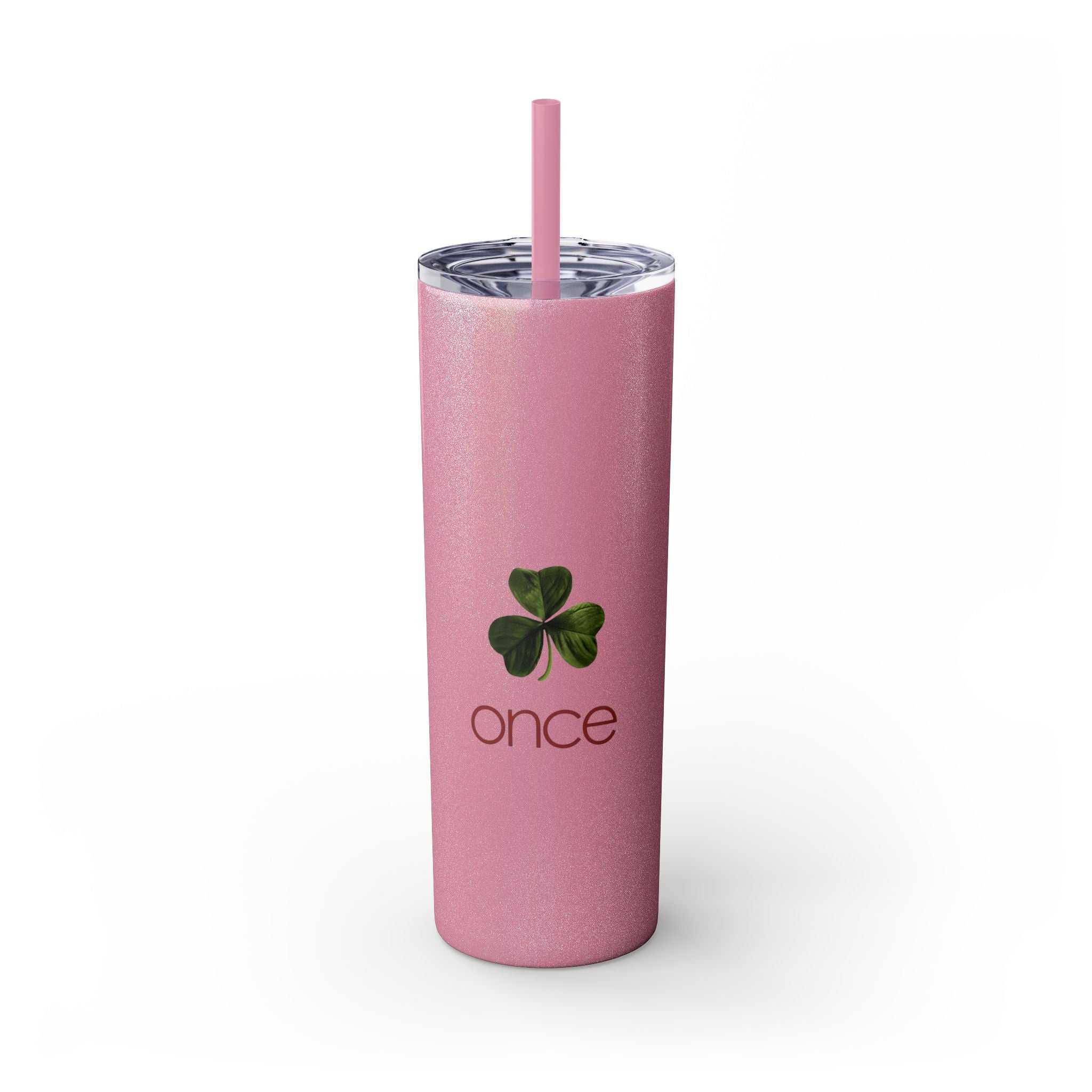 Once Skinny Tumbler with Straw, 20oz