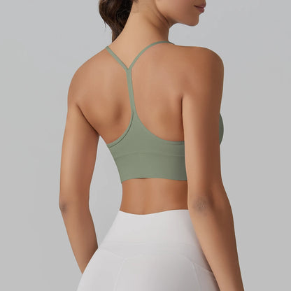 Women Sexy Y-Back Fitness Top