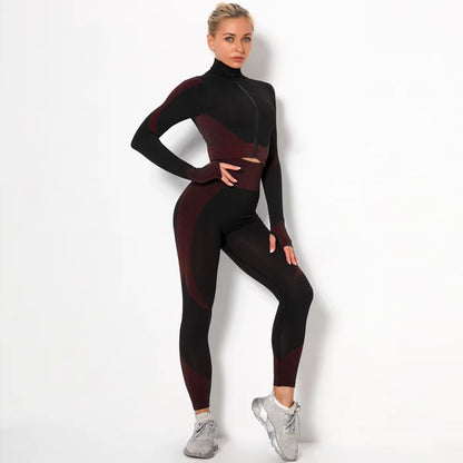 Seamless Fitness Suit Set for Women