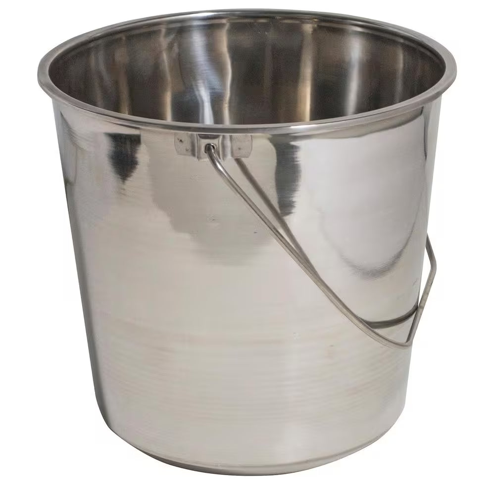 Large Stainless Steel Bucket Set (3-Pack)