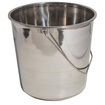 Large Stainless Steel Bucket Set (3-Pack)