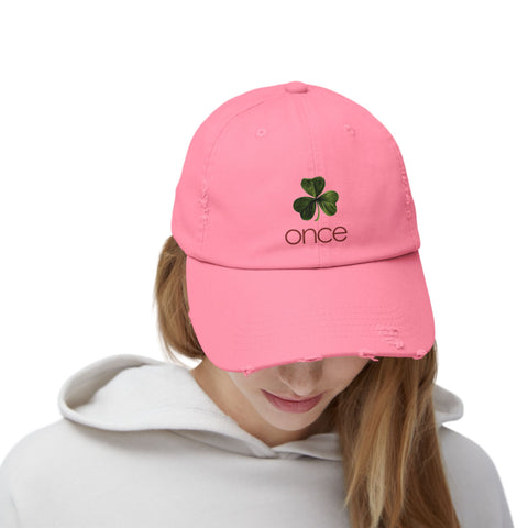 Once Unisex Distressed Cap