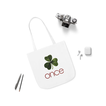 Once Canvas Tote Bag, 5-Color Straps