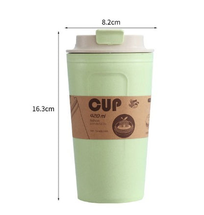 Portable Practical Reusable Bamboo Fiber Coffee Cups