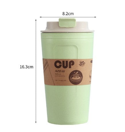 Portable Practical Reusable Bamboo Fiber Coffee Cups