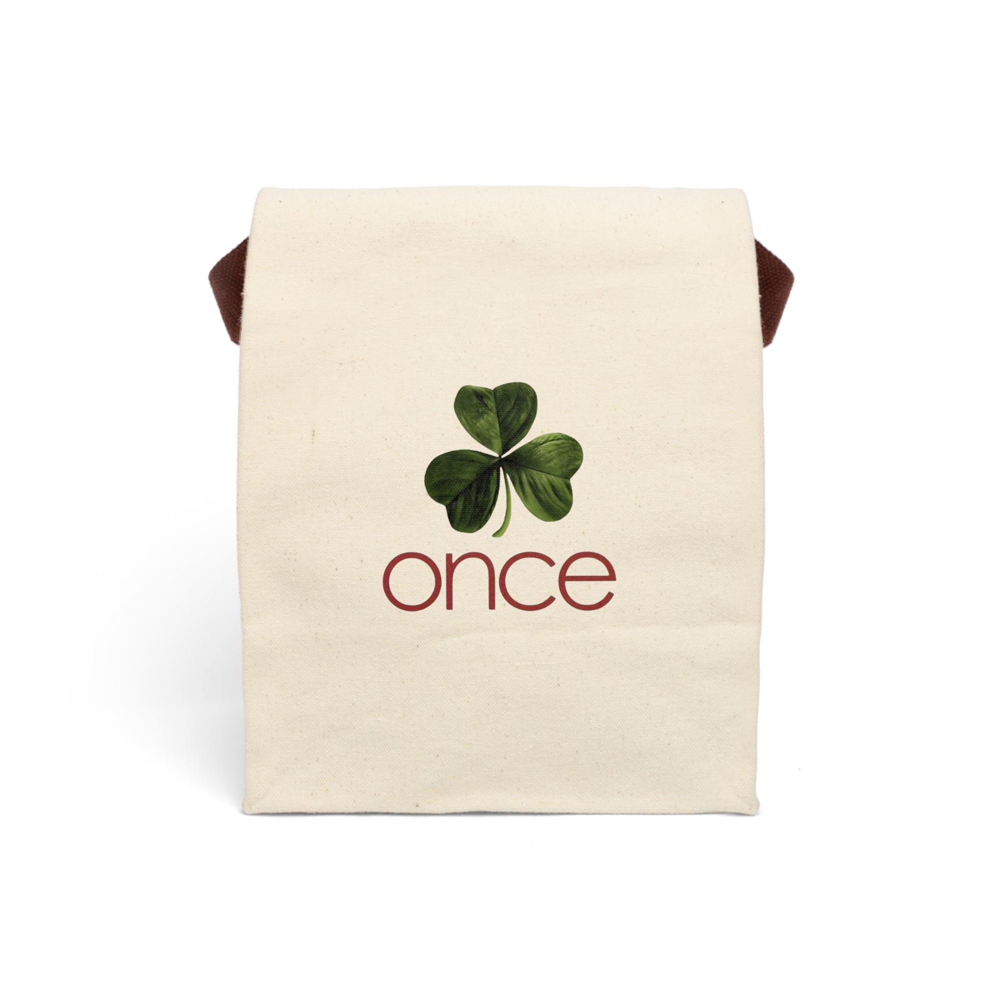 Once Canvas Lunch Bag With Strap