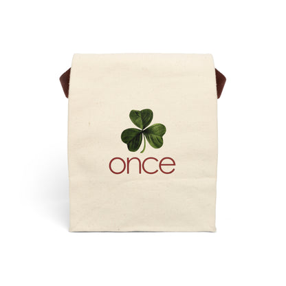 Once Canvas Lunch Bag With Strap