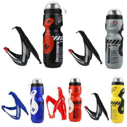 "DISCOVERY" Cycling Water Bottle & Cage Set