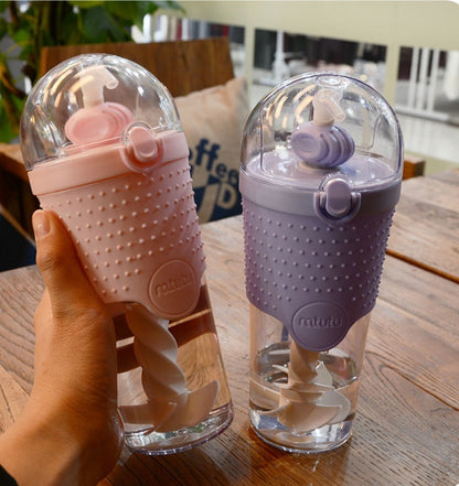 Self-Stirring Protein Shaker Bottle