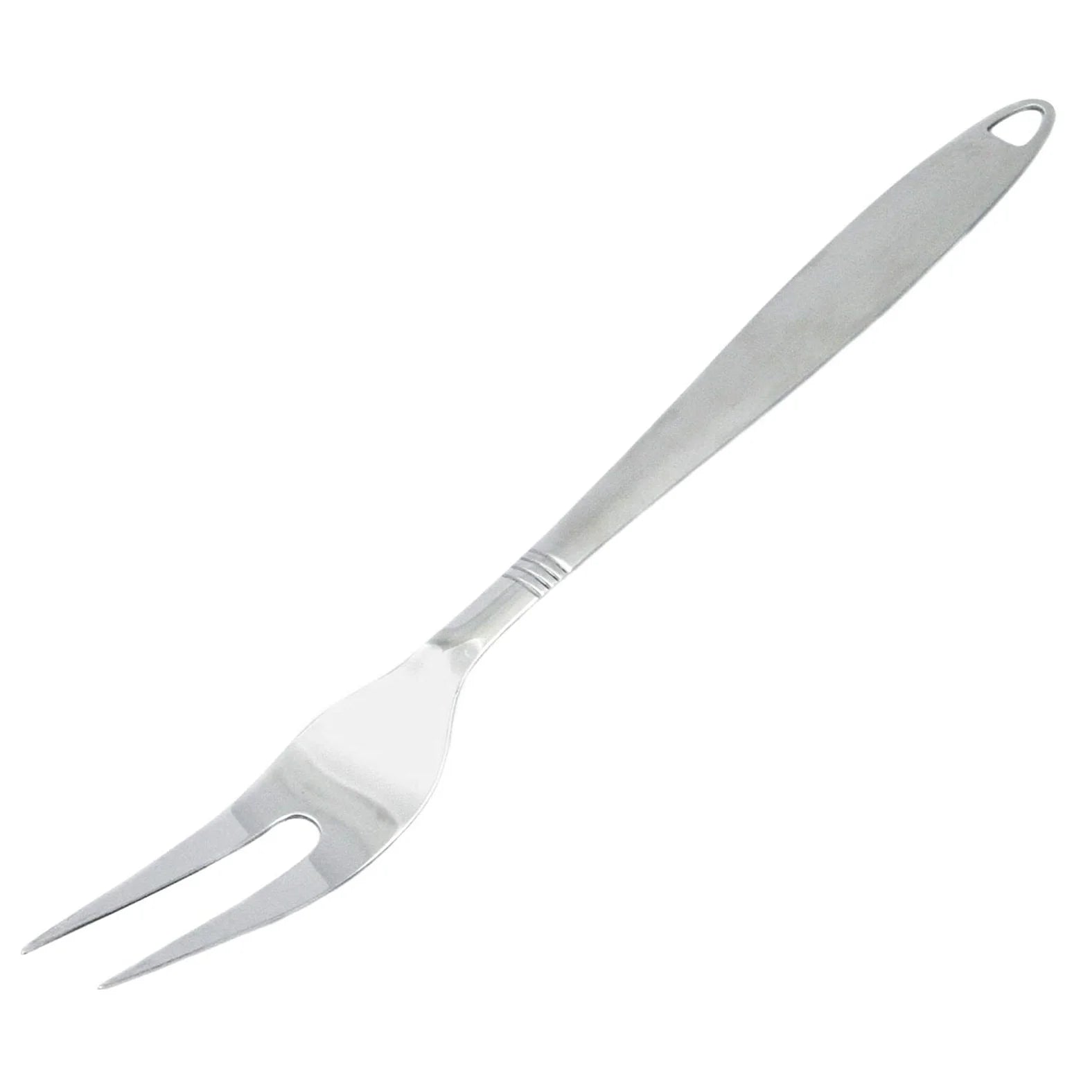 12.5" Long Stainless Steel Meat Serving Fork with Attractive Brushed Finish Handle 3 Pack