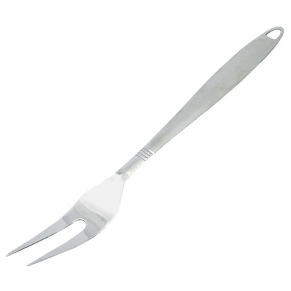 12.5" Long Stainless Steel Meat Serving Fork with Attractive Brushed Finish Handle 3 Pack
