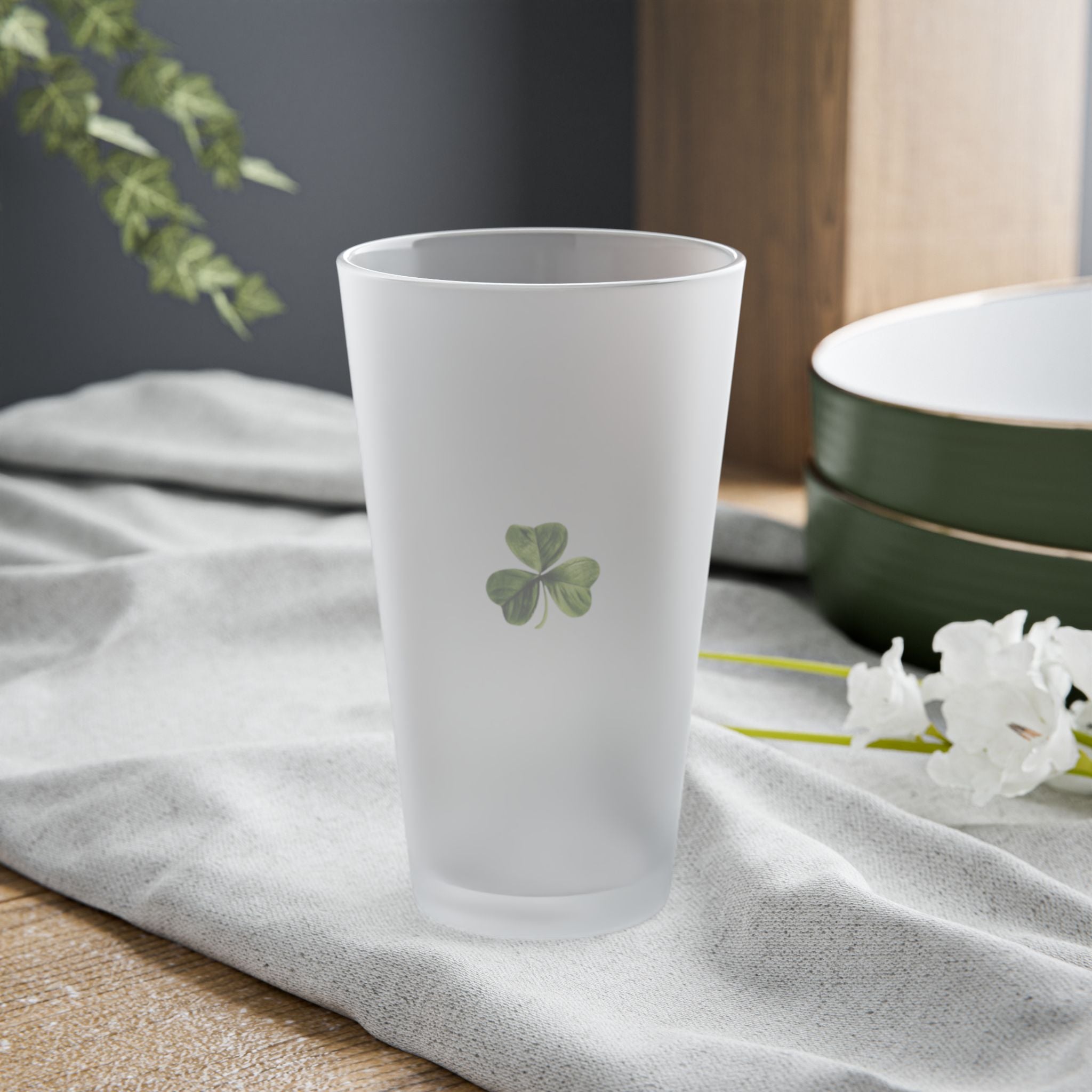Once Frosted Pint Glass, 16oz
