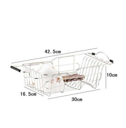 Removable Dish Drying Rack for Kitchen Counter Pantry