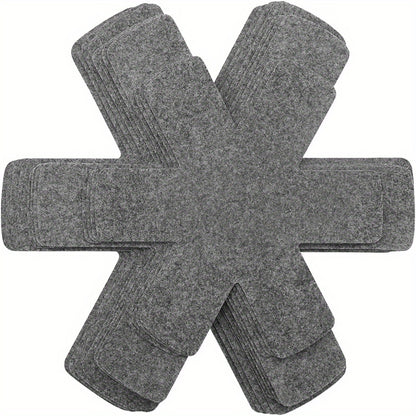 12-Pack Pot Protectors – 3 Sizes for Perfect Stacking