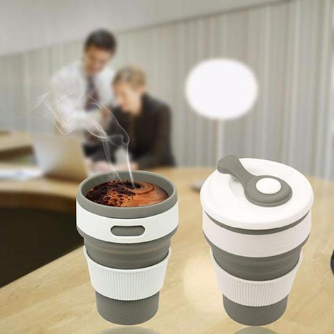 Coffee Mugs Travel Collapsible Silicone Cup Folding