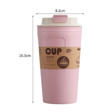 Portable Practical Reusable Bamboo Fiber Coffee Cups