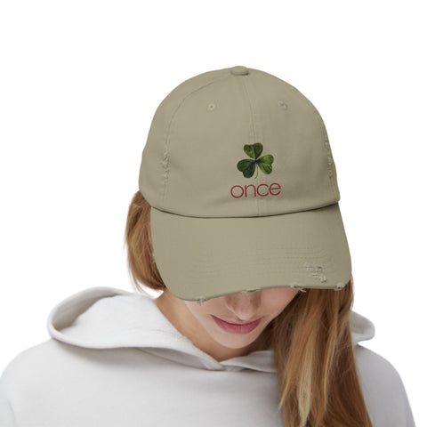 Once Unisex Distressed Cap