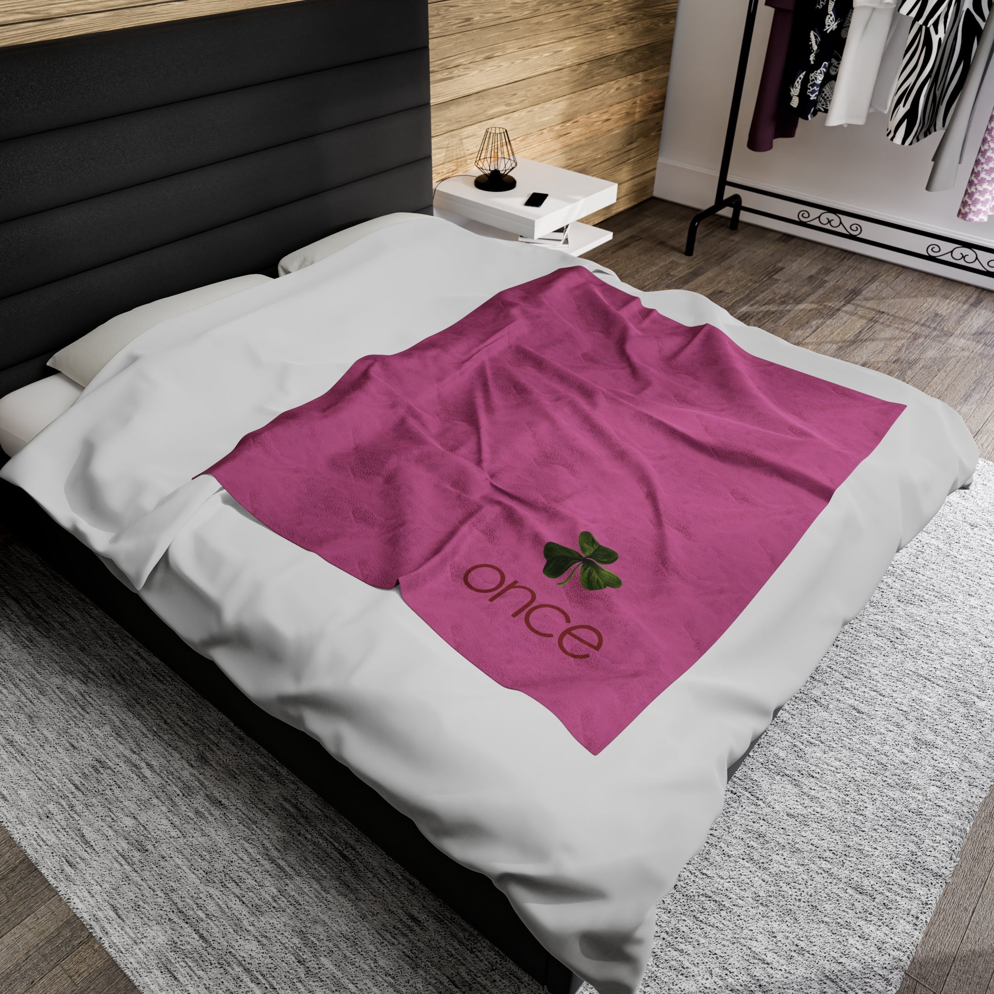 Once Velveteen Plush Blanket