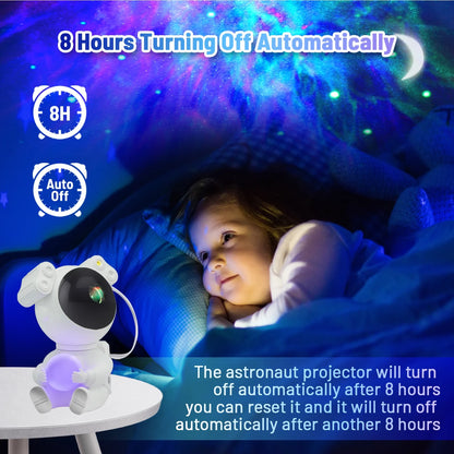 Astronaut Galaxy Projector, 2 in 1 with Moon Lamp
